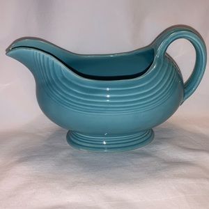 Fiestaware Open Sauce Boat green/blue